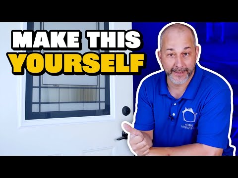 Video: How to decorate the doorway of the front door with your own hands?