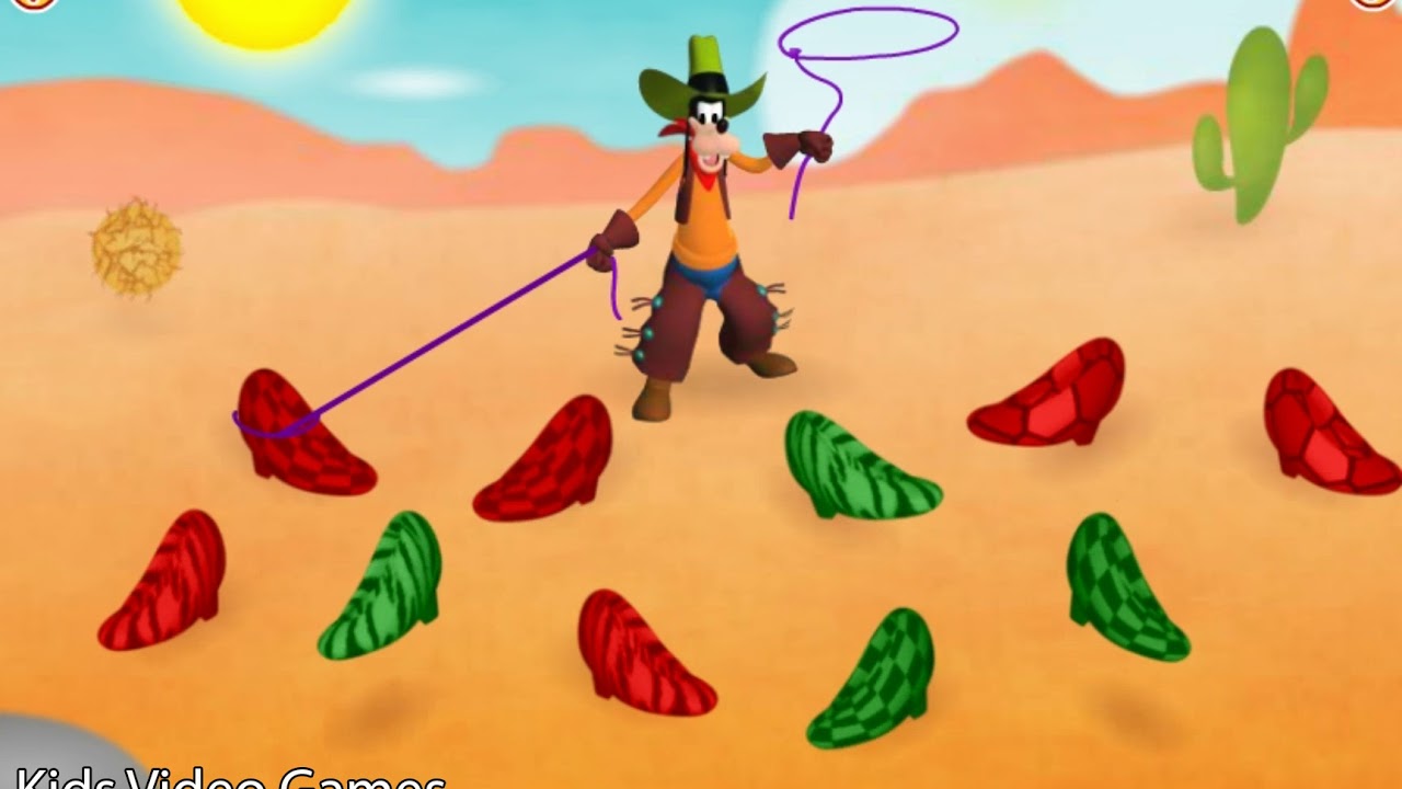 Mickey Mouse Clubhouse Goofy's Wildshoe Round up Video for Kids - YouTube