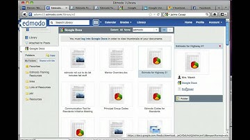 Connecting with and Using Google Docs in Edmodo