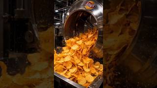 Inside the Lays Factory! 😱 🥔🔥#Lays #ChipsFactory #FoodFactory #FactoryProcess #ASMR #PotatoChips