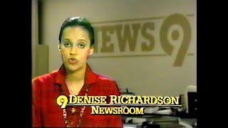 WOR News Update (Denise Richardson) with ID, April 1985