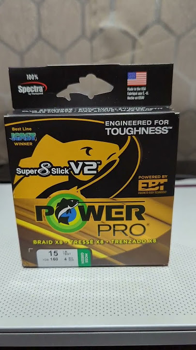 Using Power Pro Super Slick V2 for my new reel #fishingequipment 