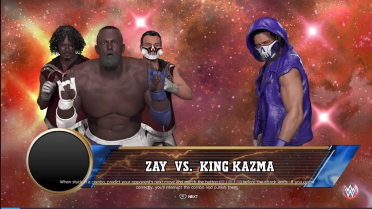 WWE 2K23 King Kazma vs Zay - YouTube