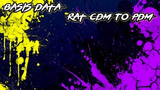 CARA MEMBUAT TABEL RAT DAN GENERATE DATABASE  CDM PDM MENGGUNAKAN SYBASE POWER DESIGNER