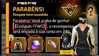 É HOJE!! RESGATE AS RECOMPENSAS DO FFWS 2025, CAMISA DO TIME, CUBO MÁGICO GRÁTIS E PUNHO - FREE FIRE