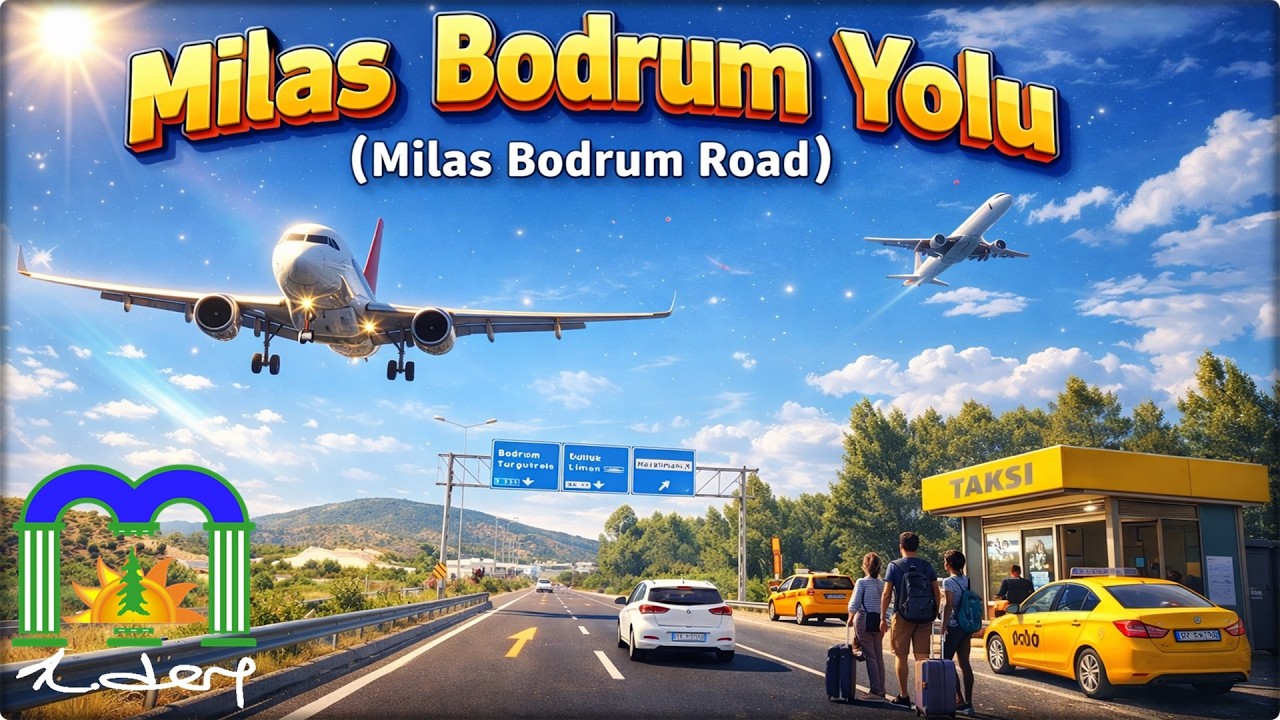 На машине Милас »Дорога на деревню Чёмлекчи (Бодрум)