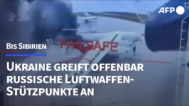 Ukraine greift offenbar russische Luftwaffen-Stützpunkte bis Ostsibirien an | AFP