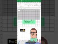 Beginner vs Pro: Create a Multiplication Table in Excel Instantly ⚡ #Shorts#shortfeed