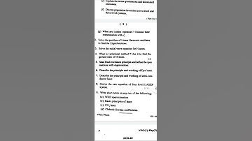 MSc physics questions paper // vbu previous year (2018-20)// pg sem 1 question #vbuhazaribag