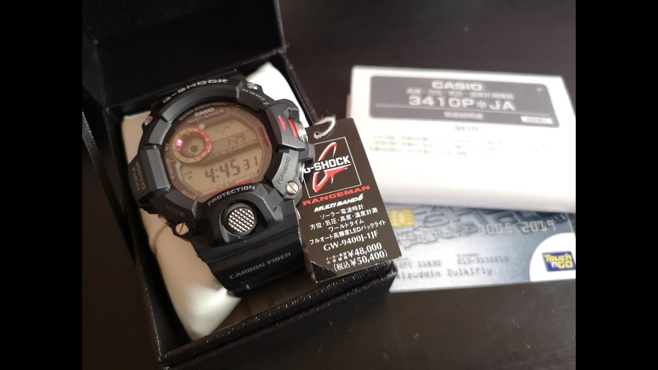 Casio G-Shock Rangeman GW-9400J-1JF Unboxing & Review