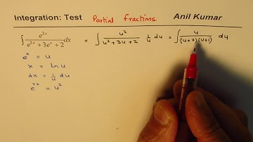 Integration by Partial Fractions Exponential Equation Rationalizing Substitution
