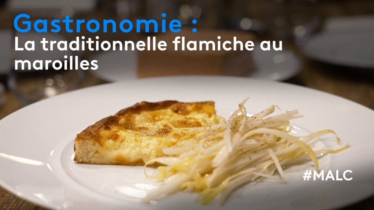 Gastronomie : La traditionnelle flamiche au maroilles