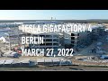 Tesla Gigafactory 4 Berlin | First battery factory windows | March 27, 2022 | DJI drone 4K Video