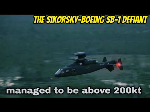Competing with the Bell V-280 helicopter, the Sikorsky-Boeing SB-1 Defiant managed to be above 200kt
