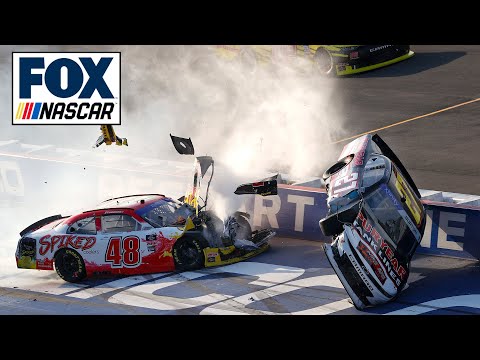 Jeb Burton flips upside down in major wreck at Pocono | NASCAR ON FOX