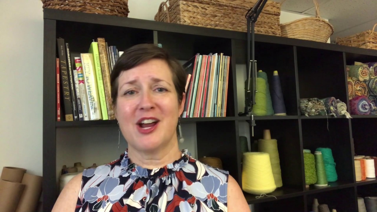 Tapestry Weave (Weaving Pattern Series #6) - YouTube