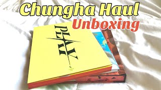CHUNGHA HAUL | Album Unboxing | MAXI Single, Blooming Blue, and Offset