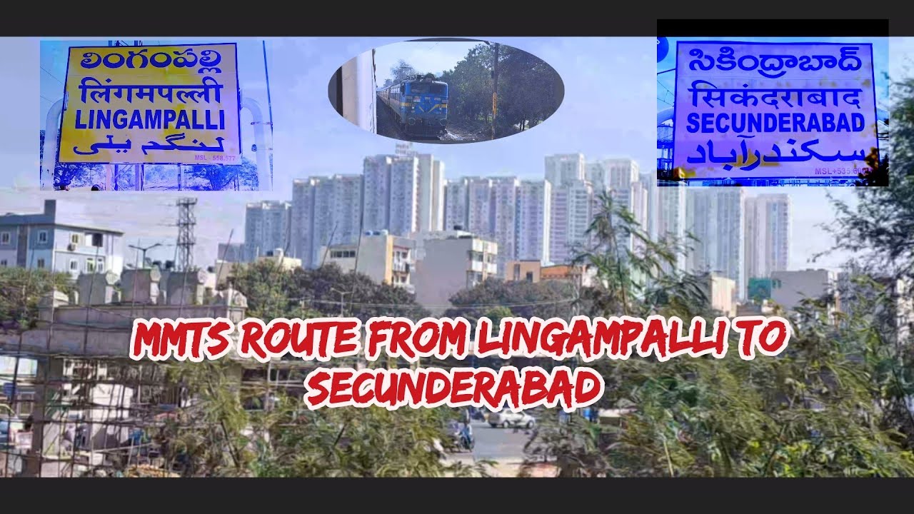 mmts route from lingampalli to secunderabad station #secunderabad # ...