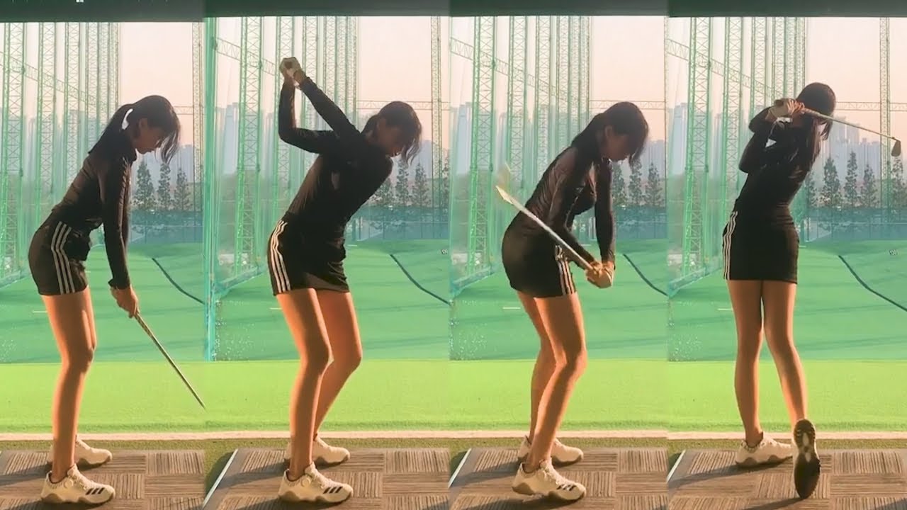 멋진 다운스윙! KLPGA 박서연 프로의 골프스윙!