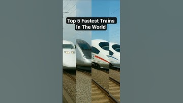 Top 5 Fastest Trains In The World  🚄 #shortvideo #shortsfeed #shorts #short #facts #gk #trains #rail