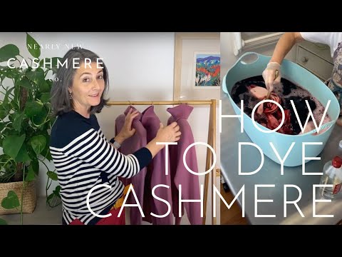 Video: Sådan farves cashmere (med billeder)