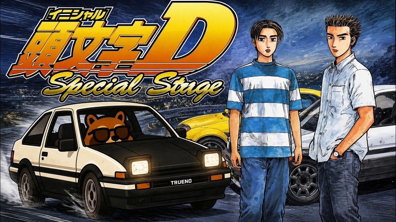 PS2】頭文字D Special Stage - YouTube