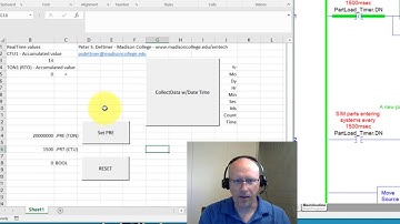 Read and Write Data in MS Excel, using RSLinx to and from ControlLogix