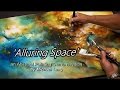 Blending  shading an abstract painting using washes technique