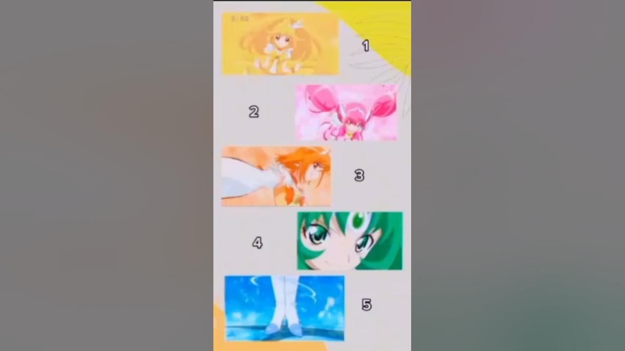 glitter force/smile precure mashups (NOT MINE.)