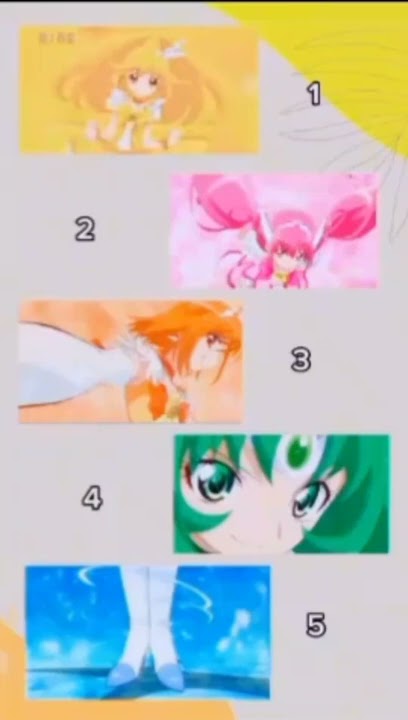 glitter force/smile precure mashups (NOT MINE.)