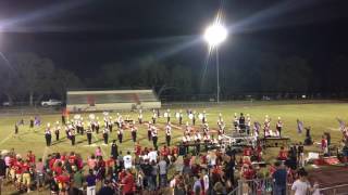 HHS "Class Act" Band's halftime show on Friday, October 28, 2016.
