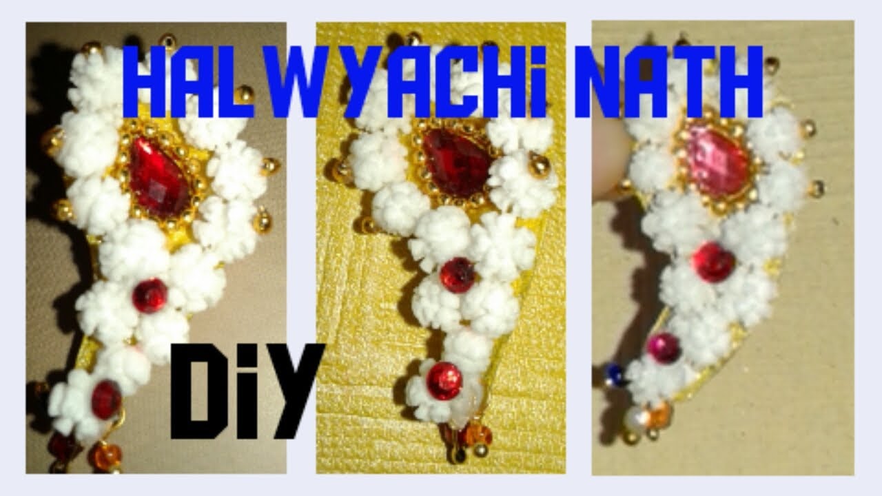 Halwyachi nath makingdiy nathtraditional halwa jewelleryhalwyache