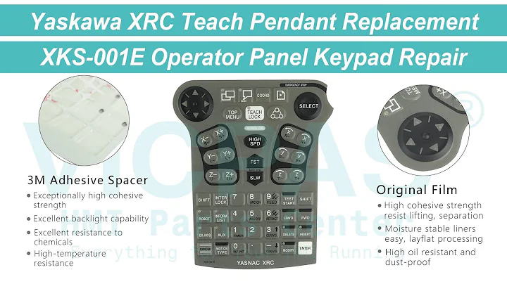 MOTOMAN Yaskawa XRC ipendant XKS-001E Membrane Keypad Repair Replacement