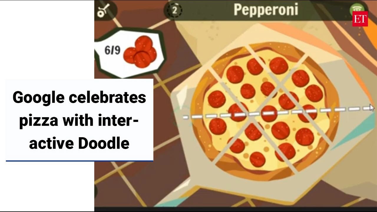 Celebrating Pizza Puzzle (2021), Google Doodle