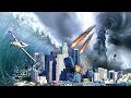 MEGA EARTHQUAKE TSUNAMI TORNADO & METEORS DESTROYS LOS SANTOS - GTA 5 END OF THE WORLD MOD