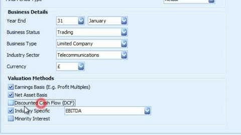 The Business Valuer - Business Valuation Software Demonstration