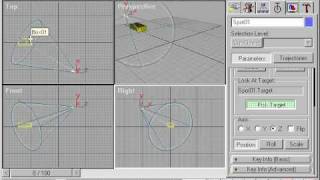 3D STUDIO MAX BASIC TUTORIAL (LOOK_AT)