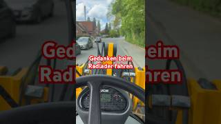 Gedanken beim Radlader fahren #baustelle #comedy  #meme #baustella