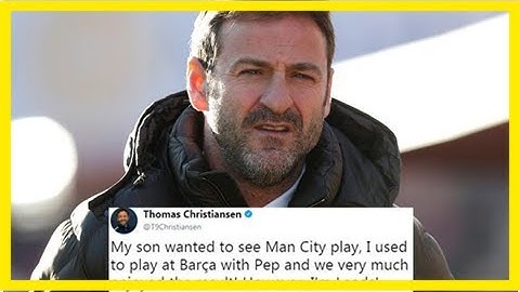 Leeds boss thomas christiansen defends himself for appearing at manchester derby... explaining his