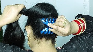 Simple & Easy Hairstyle For Wedding _ Cute Hairstyles With Braids _ Amazing & Unique Hairstyle #Hair