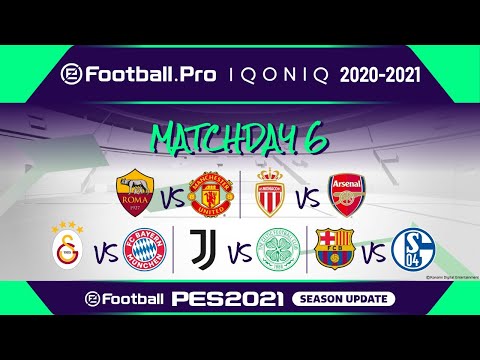 PES | eFootball.Pro IQONIQ 2020-21 | MATCHDAY 6 | AS Roma vs Manchester United FC (Featured Match)