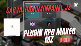 RPG Maker MZ Admin Panel Plugin | Gold, Items, Skills & EXP for Testing