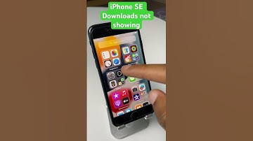 Gedownloade apps van iPhone SE worden niet weergegeven op de startpagina
