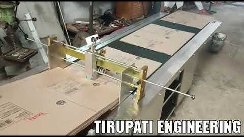 corrugated box  automatic feeder conveyor machine