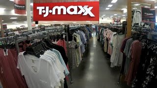 En la tienda de TJ MAXX/compras en la TJ MAXX