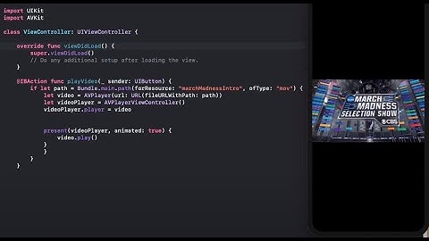 Create a Video Player in Swift