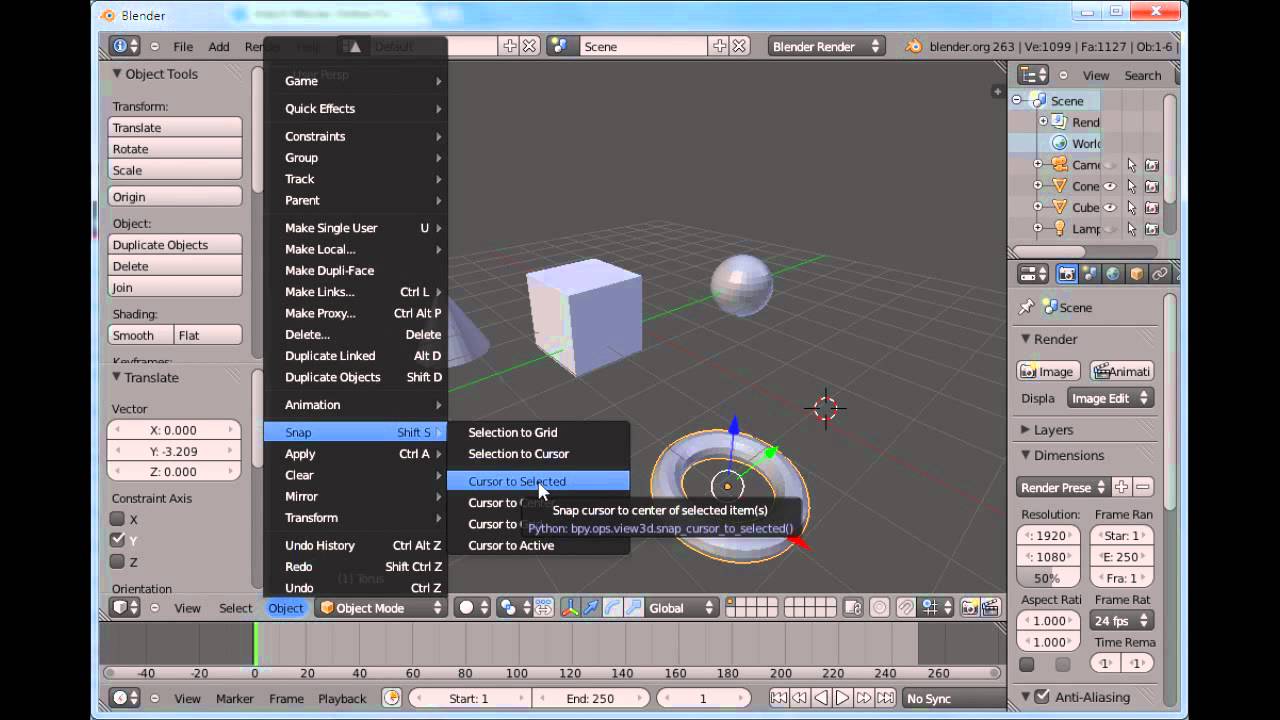 11 Blender Snap YouTube