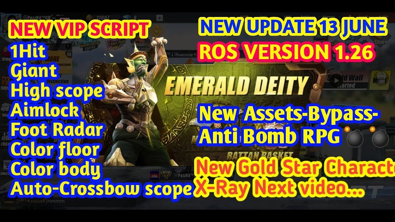 Vip Script NEW UPDATE AFTER 13 JUNE VIP SCRIPT 1HIT ASSETS-BYPASS ANTI BOMB & NEW ...