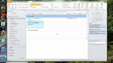 [Outlook 2010 Tutorial] Group Emails by Conversation
