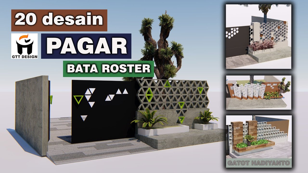 Pagar bata roster - YouTube